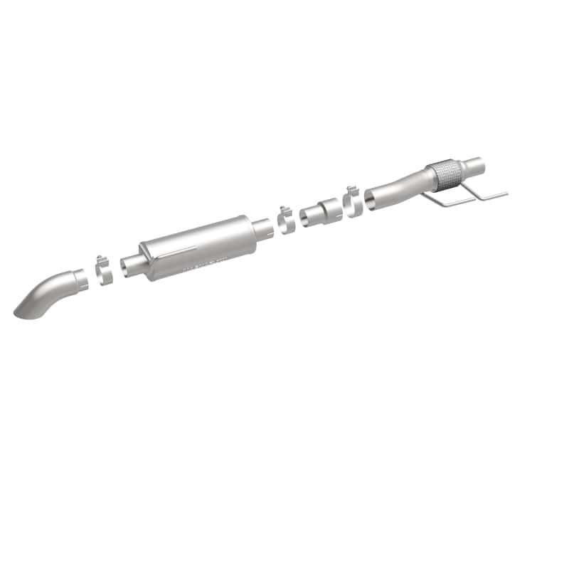 Magnaflow — MagnaFlow Cat-Back, SS, 2.5/3in, Turn Down In Front Rear Tire 2015 Ford F150 2.7L V6T Ext Cab
Cat-Back - view 5