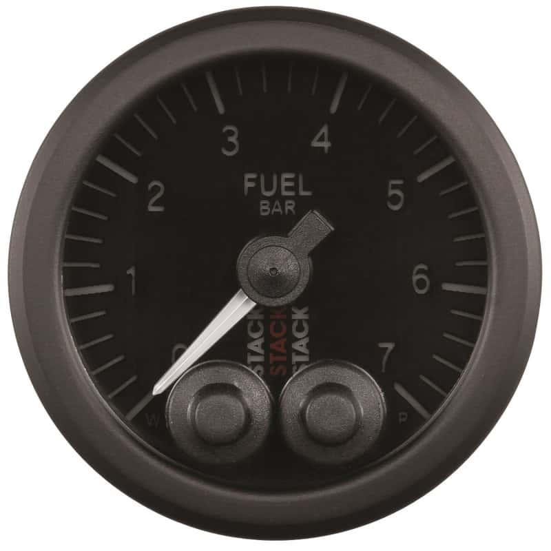 AutoMeter — Autometer Stack 52mm 0-7 Bar M10 Male Pro-Control Fuel Pressure Gauge - Black
Ga FuelP PC Blk 7Bar - view 2