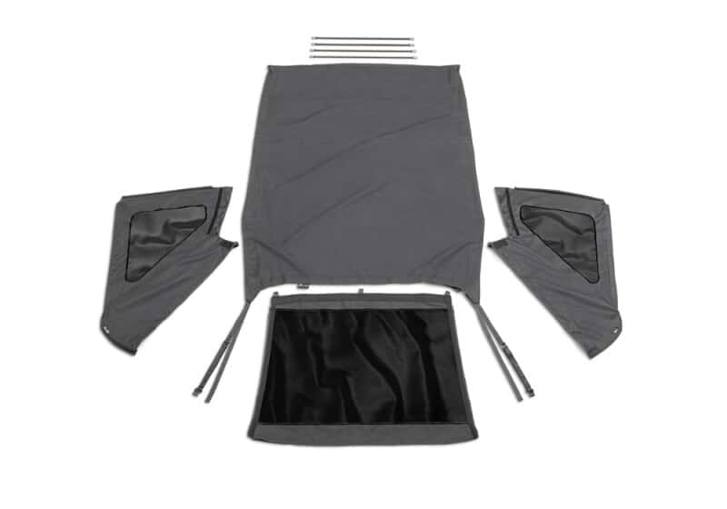 Rampage — Rampage 2007-2018 Jeep Wrangler(JK) Unlimited Frameless Soft Top Kit - Black Diamond
Frameless Soft Tp Kt
Top-Soft - view 2