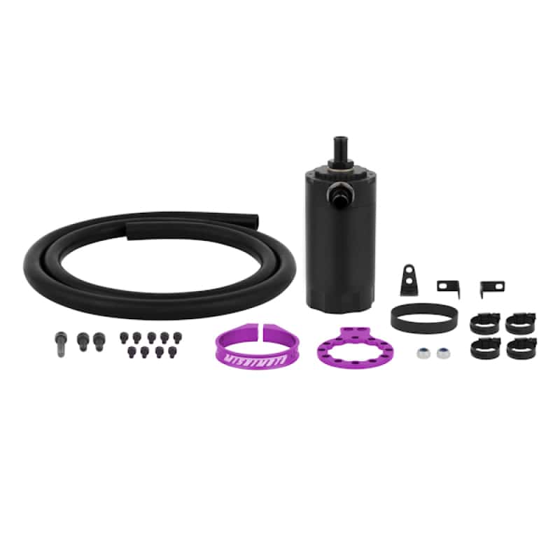 Mishimoto — Mishimoto Universal Baffled Oil Catch Can - Purple - view 4