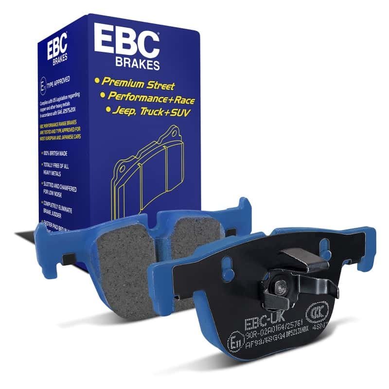 EBC — EBC 2017+ BMW 430 Coupe/Gran Coupe (F32/F33/F36) Bluestuff Rear Brake Pads
Disc Brake Pad - view 3