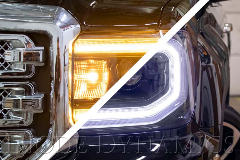 Diode Dynamics — Diode Dynamics GMC Sierra LED Halos Switchback 16-18 Sierra 1500 - view 2