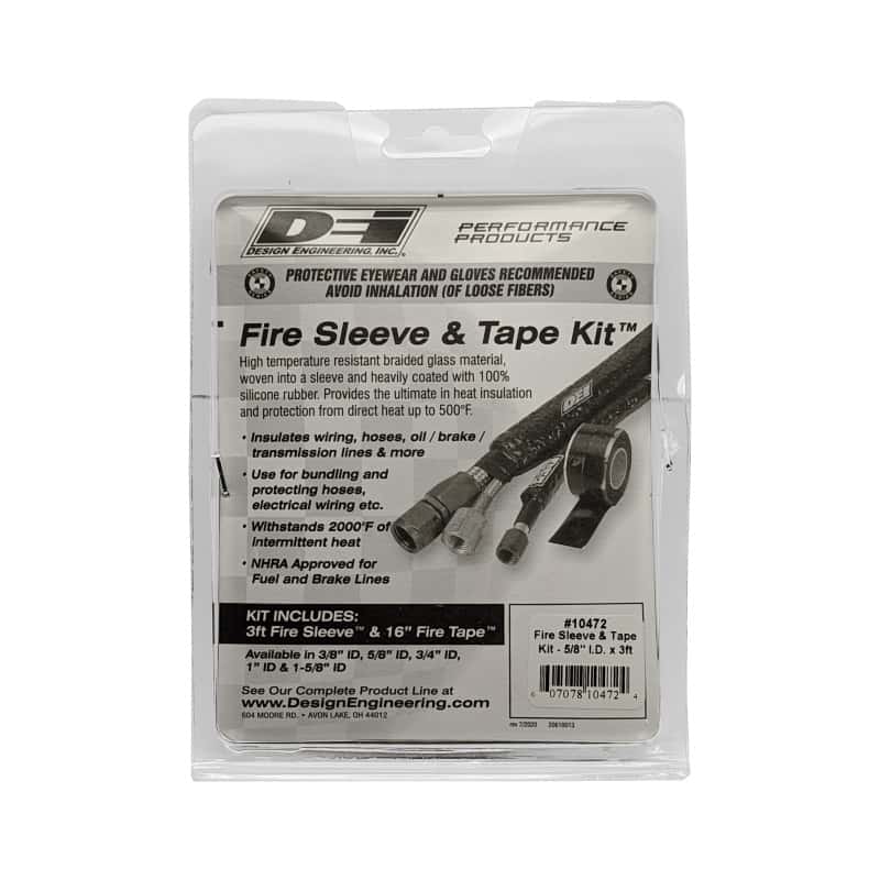 DEI — DEI Fire Sleeve and Tape Kit 5/8in I.D. x 3ft
Heat Shrink Sleeve - view 5