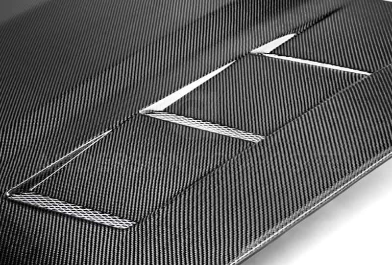 Anderson Composites — Anderson Composites 10-13 Chevy Camaro TSII-style Carbon Fiber Hood - view 3