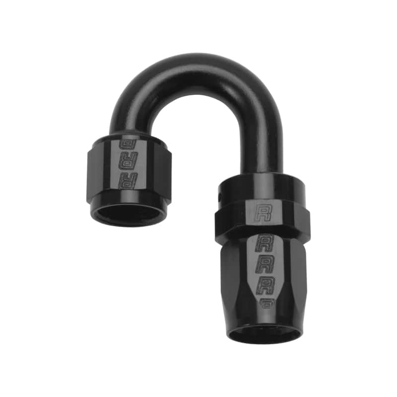 Russell — Russell Performance -10 AN Black 180 Degree Full Flow Swivel Hose End
Hose Fitting - view 2