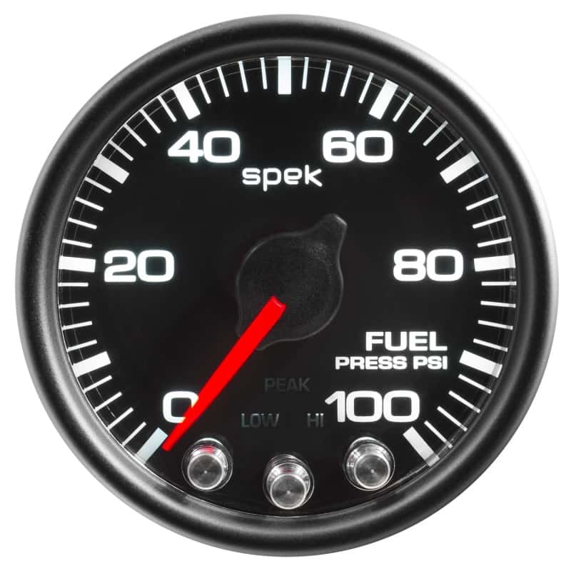 AutoMeter — Autometer Spek-Pro Gauge Fuel Press 2 1/16in 100psi Stepper Motor W/Peak & Warn Blk/Blk
GA 2" FP 100 BCB SPK - view 4