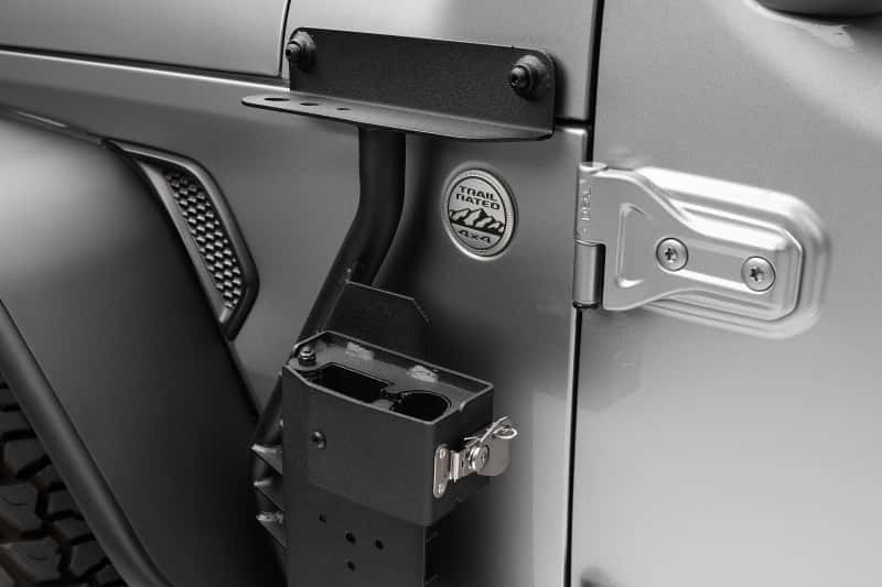 Go Rhino — Go Rhino 18-24 Jeep Wrangler JL/JLU/JT Front Fender Jack Mount for Hi-Lift Jack - Tex. Blk
Jack Mount-Exterior - view 9