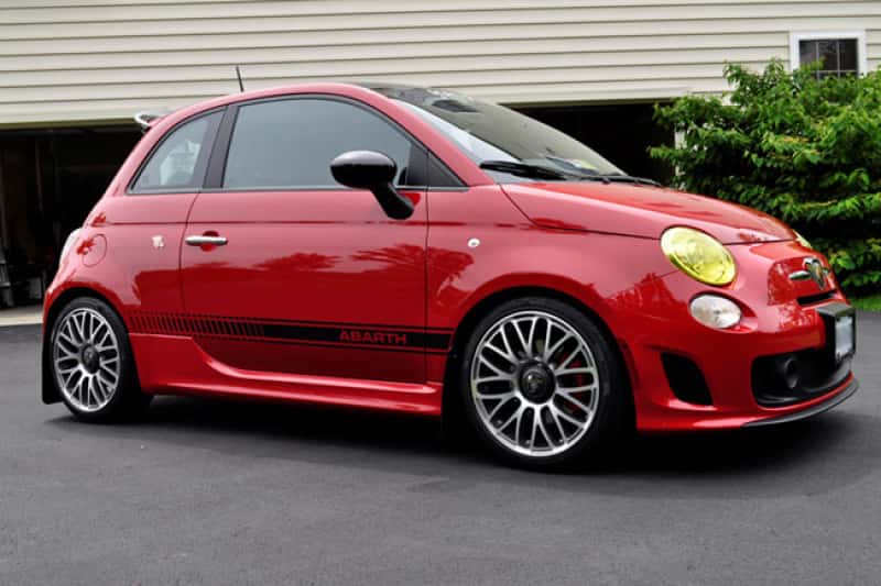 Rally Armor — Rally Armor 12-18 Fiat 500 Black UR Mud Flap w/Red Logo
Mud Flap - view 6