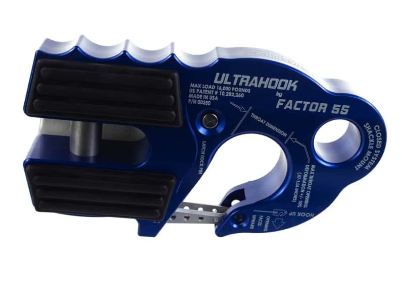 Ford Racing — Ford Racing Factor 55 UltraHook w/Rope Guard - Blue
Tow Hook - view 8