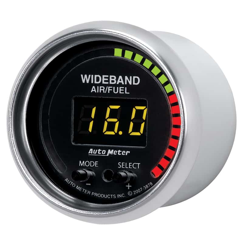 AutoMeter — Autometer GS 52mm AFR or LAMBDA Digital Wideband Air/Fuel Ratio PRO Wideband A/F Kit
2-1/16" WIDEBAND A/F - view 5