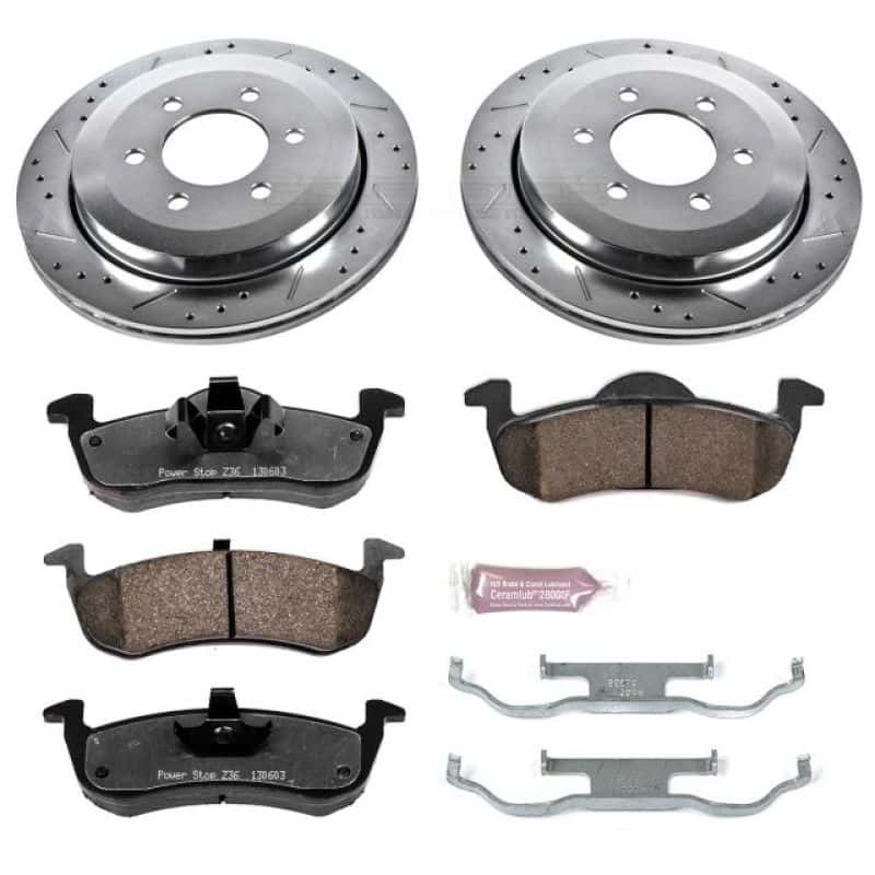 PowerStop — Power Stop 07-17 Ford Expedition Rear Z36 Truck & Tow Brake Kit - view 1