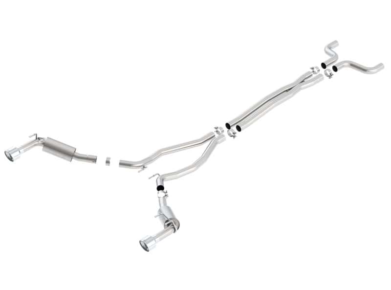 Borla — Borla 14-15 Chevy Camaro SS 6.2L V8 Single Split Rear Exit S-Type Catback Exhaust
Cat-Back System
ExhstSysKt - view 1