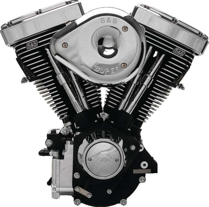 S&S Cycle — S&S Cycle 84-98 Carbureted Non-Catalyst BT V80R Complete Assembled Engine - Black Finish - view 1