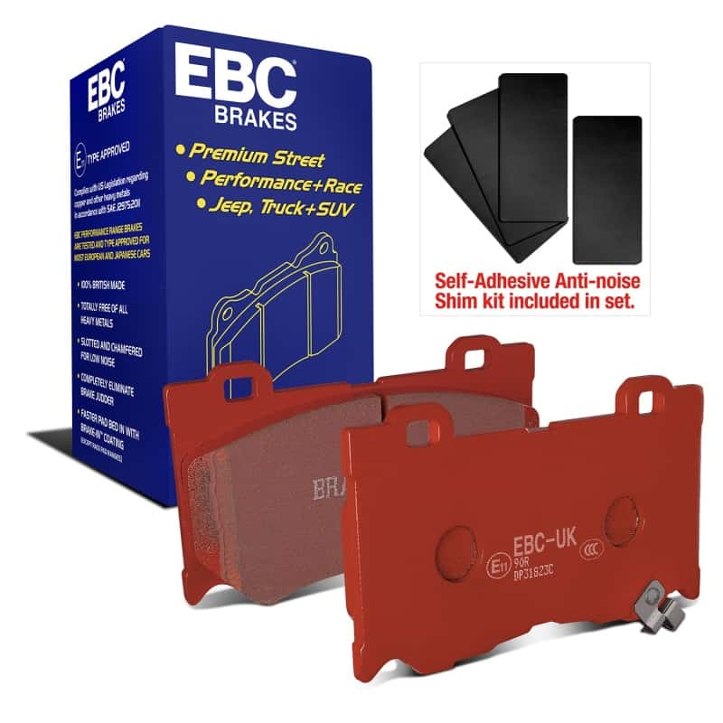 EBC — EBC 08-13 Infiniti FX50 5.0 Redstuff Front Brake Pads
Disc Brake Pad - view 1