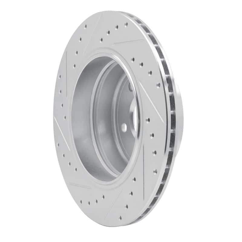 R1 Concepts — R1 06-10 BMW 535XI Rear Right Drilled & Slotted Silver Brake Rotor
R1 Brake Rotor Drill - view 4