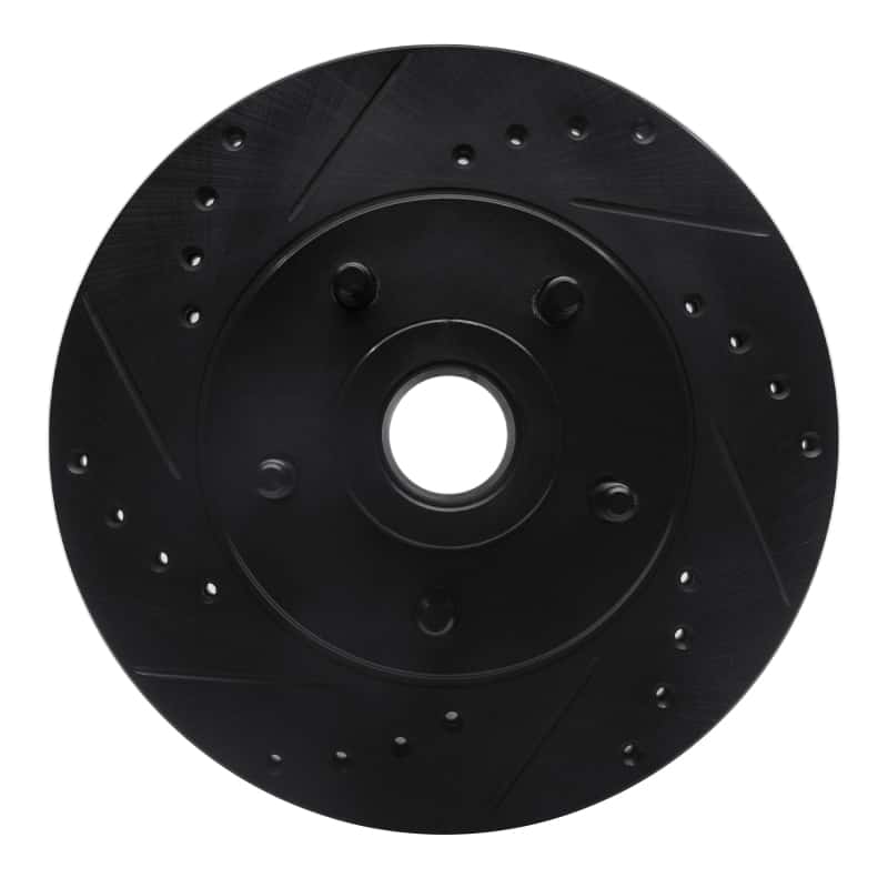 R1 Concepts — R1 79-91 Ford LTD Front Left Drilled & Slotted Black Brake Rotor
R1 Brake Rotor Drill - view 1