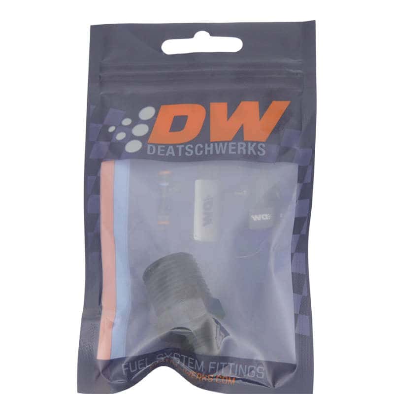 DeatschWerks — DeatschWerks 6AN Male Flare to 1/2in Male NPT Adapter - Anodized Matte Black
Lines & Fittings - view 2