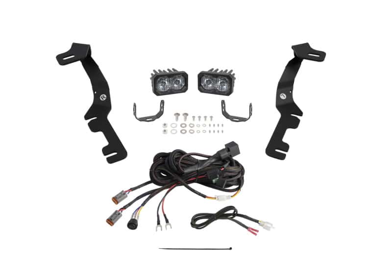 Diode Dynamics — Diode Dynamics Stage Series Ditch Light Kit for 2019-Present Ram C2 Sport - White Combo - view 3