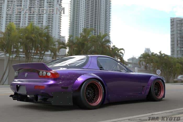 GReddy — GReddy Mazda RX-7 Pandem Wide Body Boss Front Bumper - view 4
