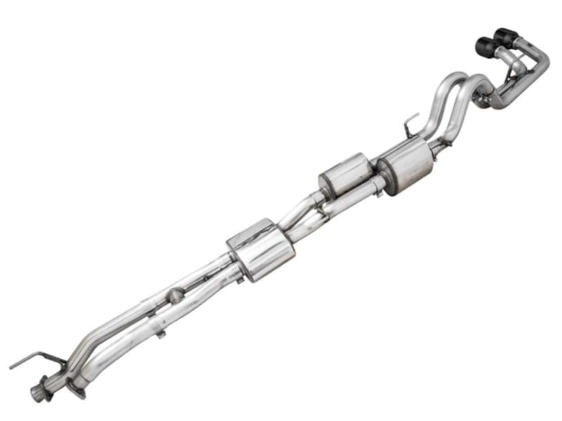 AWE Tuning — AWE 16-22 Toyota Tacoma 0FG Catback Exhaust w/ BashGuard - Dual Diamond Black Tips
0FG Catback - view 1