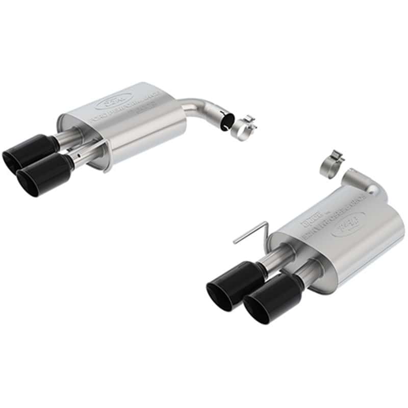 Ford Racing — Ford Racing 2018 Mustang GT 5.0L Sport Muffler Kit - Black Chrome Tips
Muffler Kit - view 1