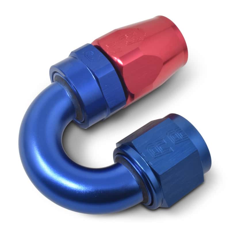 Russell — Russell Performance -12 AN Red/Blue 180 Degree Full Flow Swivel Hose End (With 1-1/8in Radius)
Hose Fitting - view 6