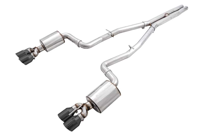 AWE Tuning — AWE Tuning 2015+ Dodge Challenger 6.4L/6.2L Non-Resonated Touring Edition Exhaust - Quad Black Tips
Touring Exhaust - view 1
