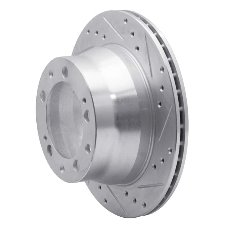 R1 Concepts — R1 87-89 Porsche 944 Except Turbo Rear Right Drilled & Slotted Silver Brake Rotor
R1 Brake Rotor Drill - view 2