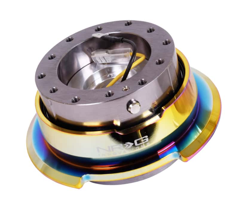 NRG — NRG Quick Release Gen 2.8 - Gun Metal Body / Neochrome Ring - view 2