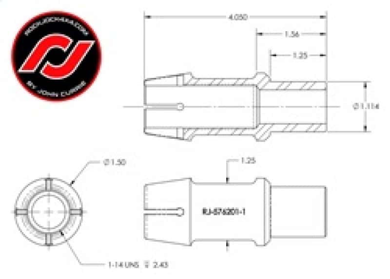 RockJock — RockJock RockNut Kit Nut and Bung 1in RH Thread
Nut Kit - view 6