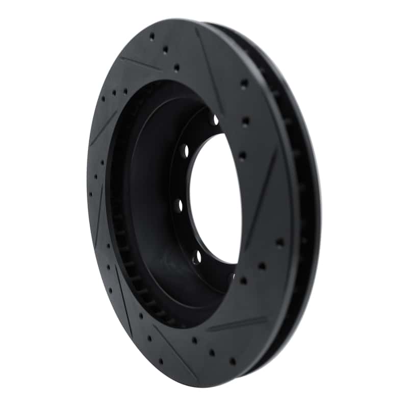 R1 Concepts — R1 80-93 Dodge W250 Front Left Drilled & Slotted Black Brake Rotor
R1 Brake Rotor Drill - view 4