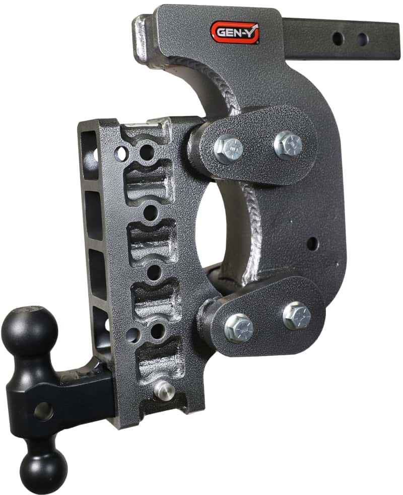 GEN-Y Hitch — Gen-Y The Boss Torsion-Flex 2in Shank 15in Drop 16K Hitch w/GH-051 Dual-Ball/Stabilizer Kit
Drop Hitch - view 1