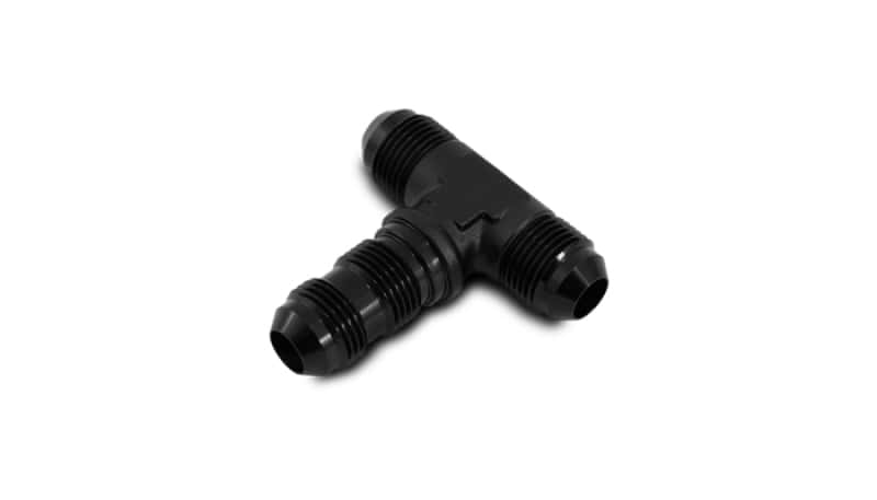 Vibrant — Vibrant -3AN Bulkhead Adapter Tee Fitting - Anodized Black Only
3ANBulkheadTAdptrFtg
-3ANBulkheadTeeAdptr
AN Fitting - view 3
