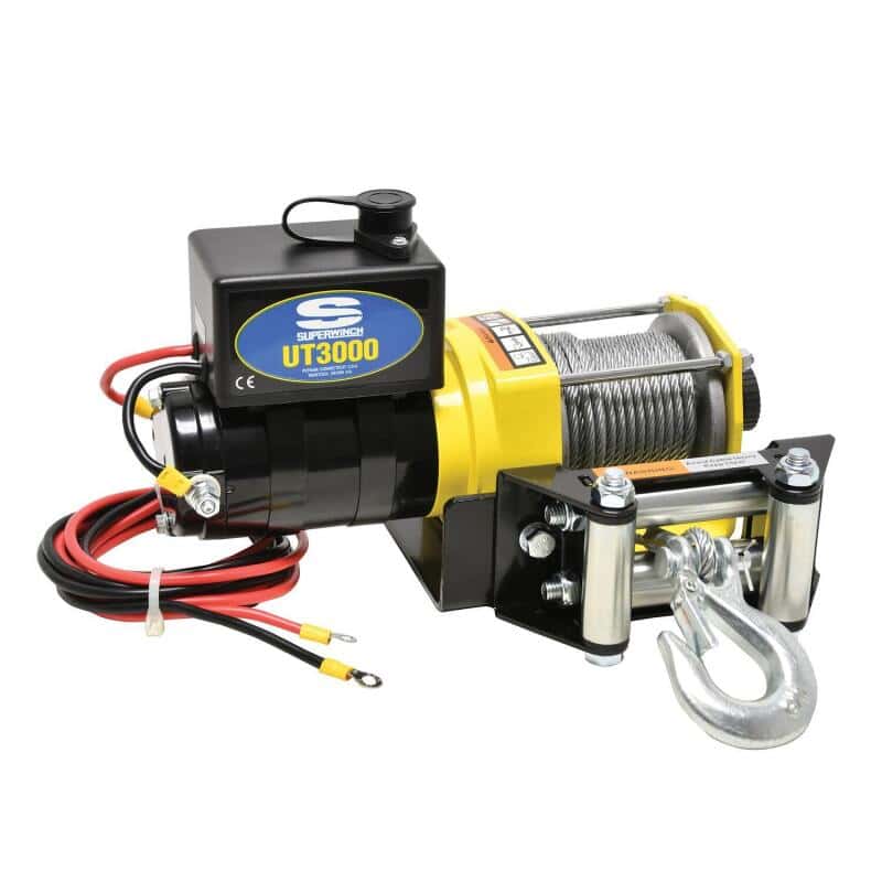Superwinch — Superwinch 3000 LBS 12V DC 3/16in x 40ft Steel Rope UT3000 Winch
Winch - view 12