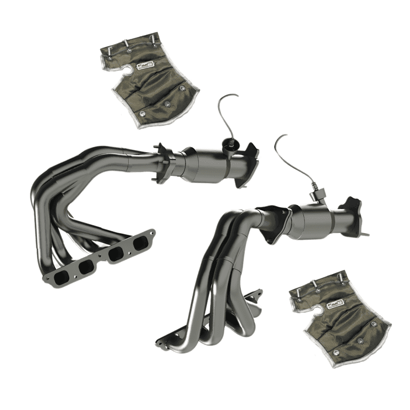 Kooks Headers — Kooks 22+ Chevrolet C8 Corvette Z06 LT6 SS Tri-Y Headers w/ GREEN Cats w/ Heat Blankets
Header & Conn. Kit.
Header/Conn. Kit. - view 1