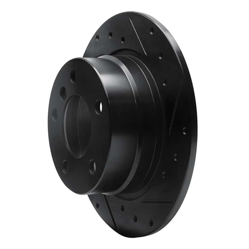 R1 Concepts — R1 03-06 BMW Z4 Rear Right Drilled & Slotted Black Brake Rotor
R1 Brake Rotor Drill - view 2