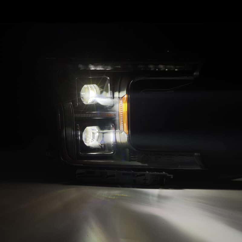 AlphaRex — AlphaRex 18-20 Ford F-150 (Req. Conv F150 w/Stock LED) LUXX LED Proj HL Blk Actv Lgt Seq Sig SB DRL
Projector Headlights - view 5