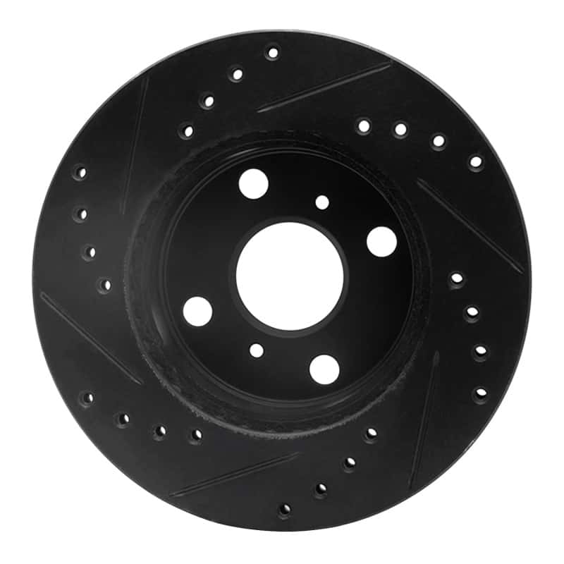 R1 Concepts — R1 85-88 Chevrolet Nova Front Right Drilled & Slotted Black Brake Rotor
R1 Brake Rotor Drill - view 5