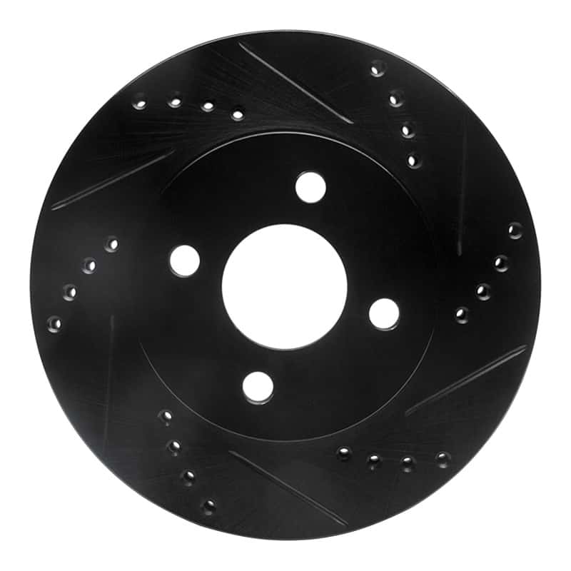 R1 Concepts — R1 03-10 Chevrolet Cobalt Front Right Drilled & Slotted Black Brake Rotor
R1 Brake Rotor Drill - view 1