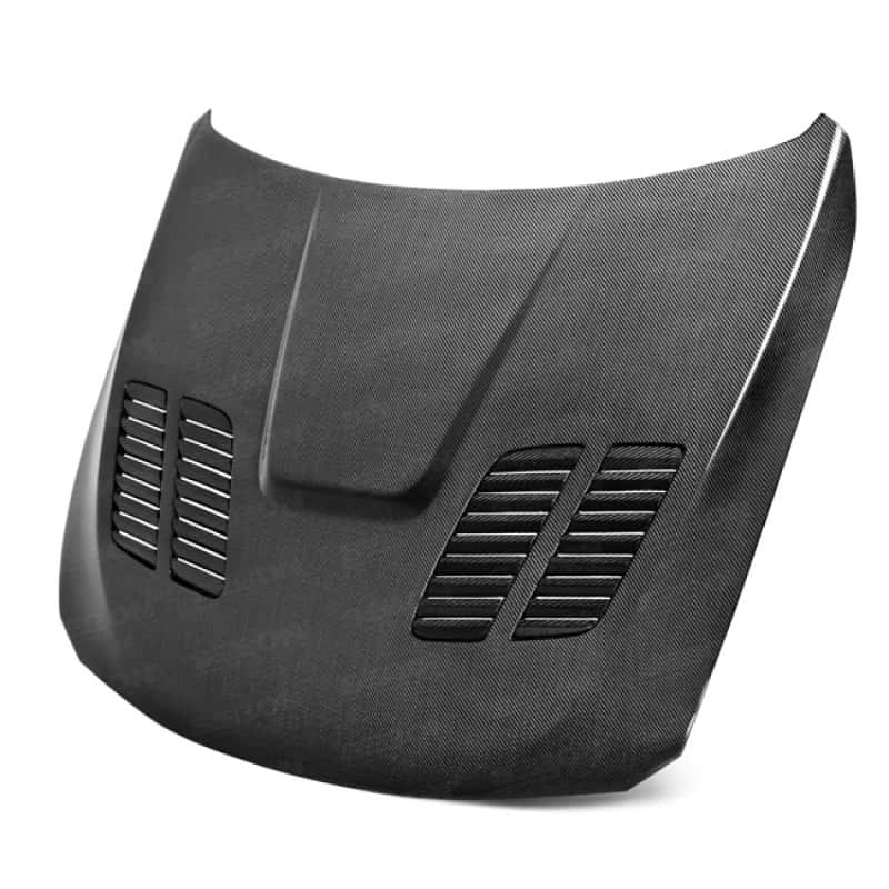 Seibon — Seibon 12-13 BMW F30 GTR-Style Carbon Fiber Hood - view 7