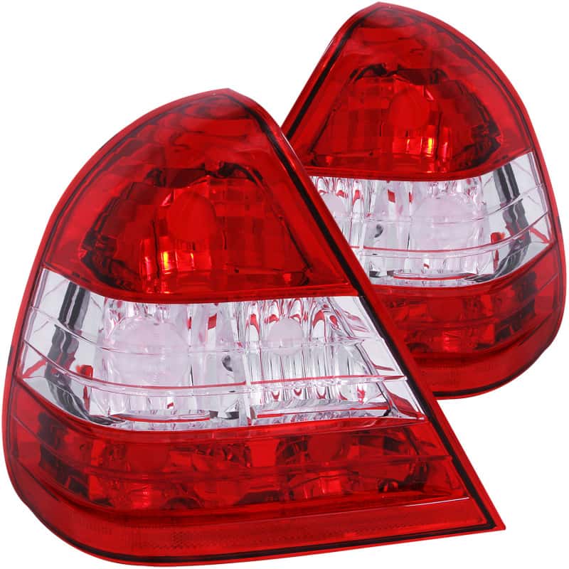 ANZO — ANZO 1994-2000 Mercedes Benz C Class W202 Taillights Red/Clear
TailLightSet - view 1