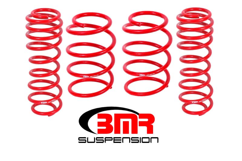 BMR Suspension — BMR 05-14 S197 Mustang GT Performance Version (Set Of 4) - Red
Lowering Springs - view 1