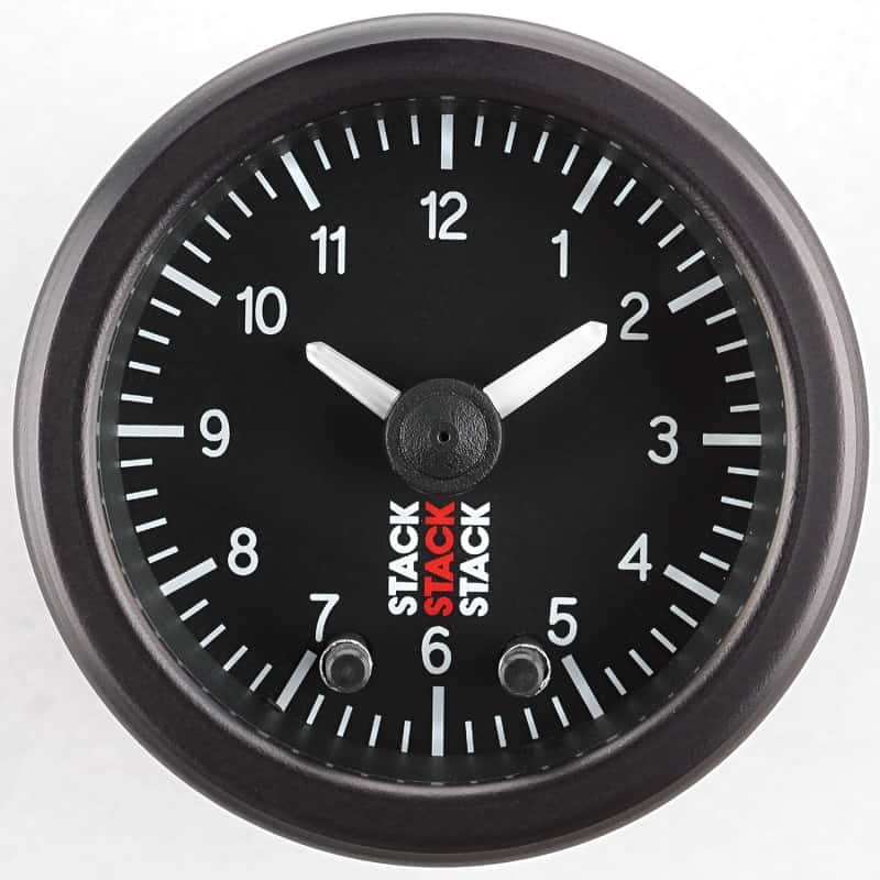 AutoMeter — Autometer Stack Analog Clock Gauge - Black
Ga Analog Clock B - view 1
