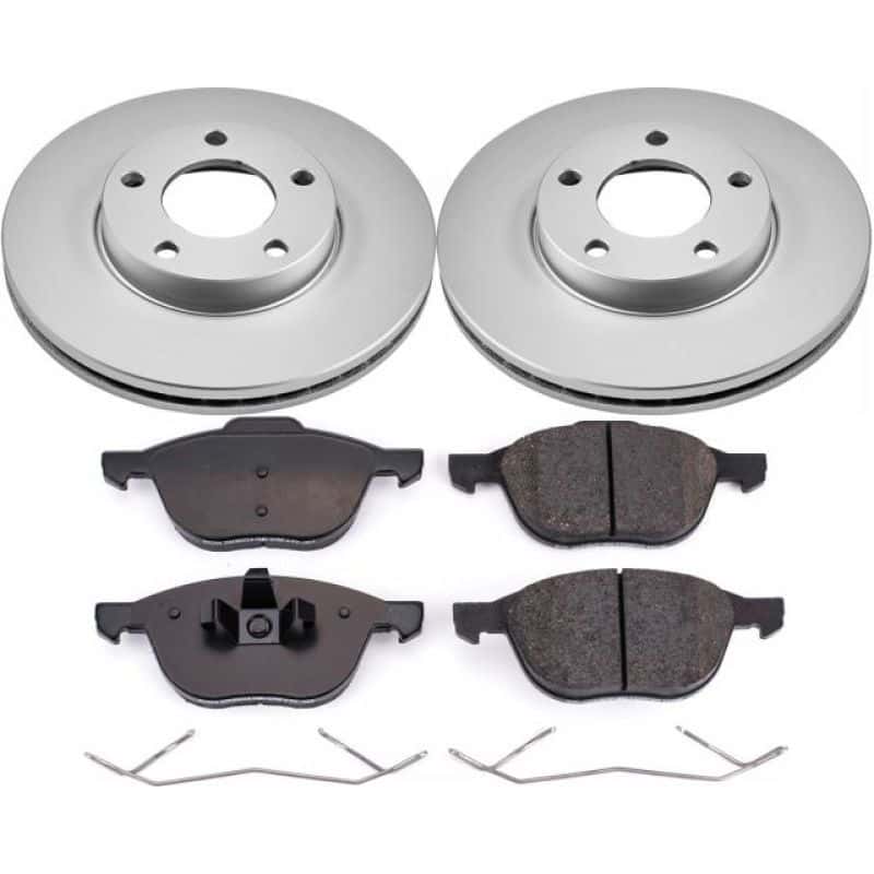 PowerStop — Power Stop 04-13 Mazda 3 Front Z17 Evolution Geomet Coated Brake Kit - view 1