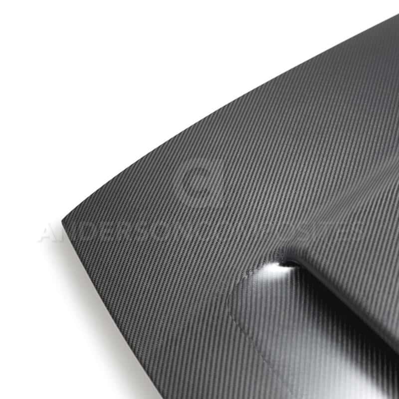 Anderson Composites — Anderson Composites 2018 Dodge Demon Type-OE Dry Carbon Fiber Hood - view 5