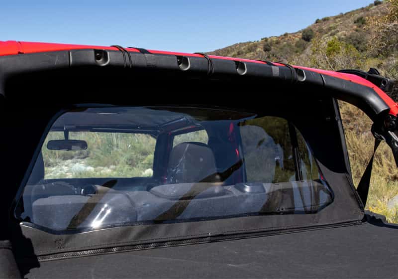 Rampage — Rampage 2018-2019 Jeep Wrangler(JL) Unlimited Sport 4-Door Wind Breaker - Black
Top-Soft - view 5