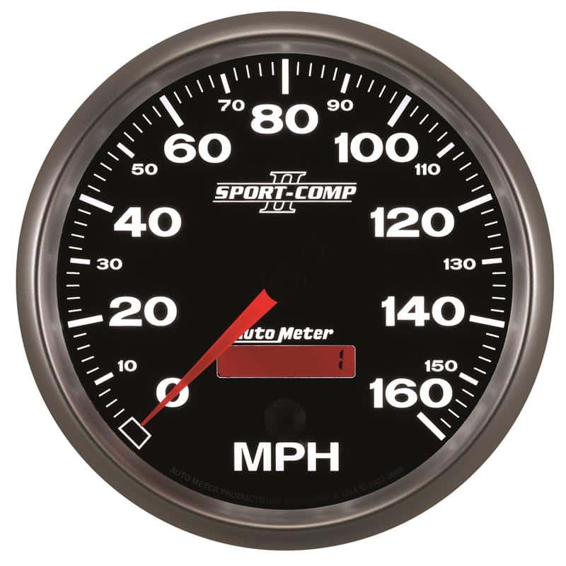 AutoMeter — Autometer Sport-Comp II 5 inch 0-160MPH Electronic Programmable Speedometer
5" SPEEDO, 160 MPH, - view 5