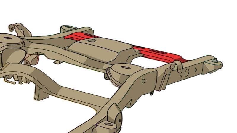 RustBuster — Rustbuster Rear Spare Tire Crossmember - view 7