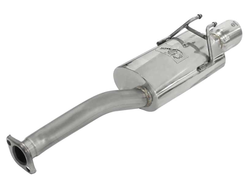 aFe — aFe Takeda Exhaust 2.5in Dia 304SS Axle-Back w/Polished Tip 06-11 Honda Civic EX Sedan L4 1.8L
Axle-Back Exhaust - view 3