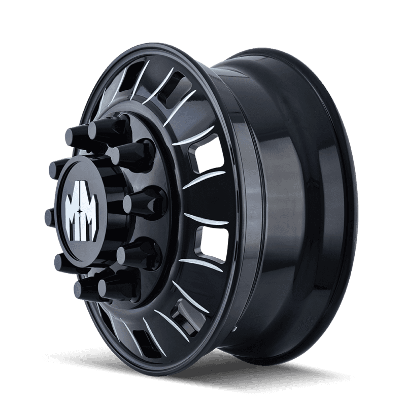Mayhem — Mayhem 8180 BigRig 24.5x8.25 / 10x285.75 BP / 168mm Offset / 220.1mm Hub Inner Black Wheel
MAYHEM 8180 - view 4